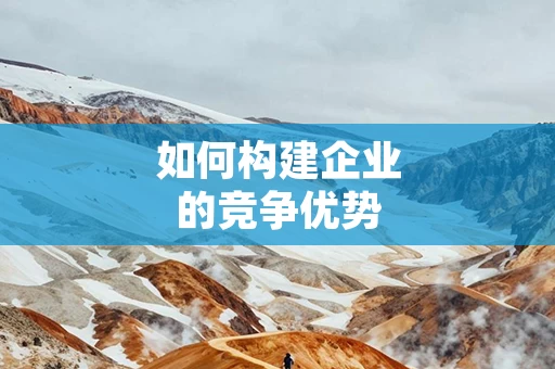 如何构建企业的竞争优势
