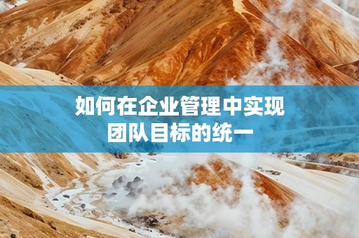 如何在企业管理中实现团队目标的统一