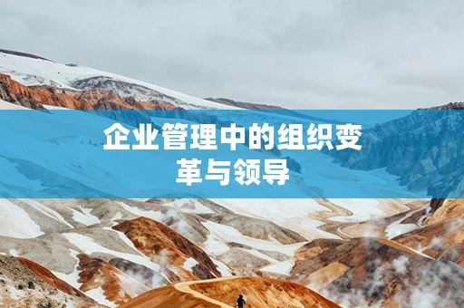 企业管理中的组织变革与领导